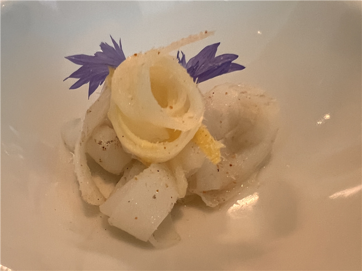 squid canape
